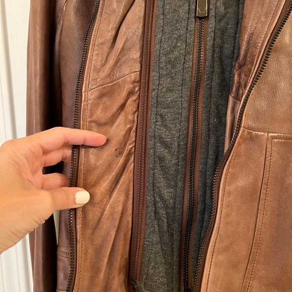 Leather Jacket Bomber Style - Picture 7 of 7